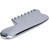 Terahertz Comb, Natural Energy Stone Terahertz Massage Comb Lightweight Portable Scalp Massager Comb for Head Neck Face Beauty Comb