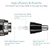 SUPRENT Nose & Ear Hair Trimmer, Wet/Dry Nose Hair Clipper for Businessmen with LED Light, Waterproof Stainless Steel Rotation Blade, 1 AA Battery-Include (Black)