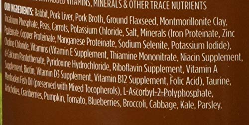 INSTINCT ORIGINAL GRAIN FREE REAL RABBIT RECIPE NATURAL WET CANNED CAT FOOD BY NATURE’S VARIETY, 5.5 OZ. CANS (CASE OF 12)