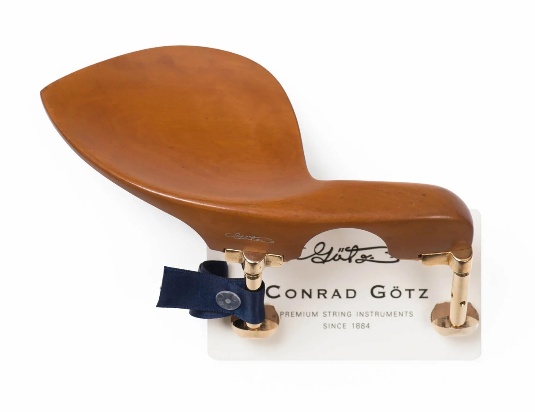 Conrad Gotz ZK1597G Chinrest Guarneri for Violin, Boxwood
