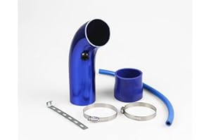 LPFIDI 3 Inch Universal Aluminum Cold Air Intake System Filter Car Truck Turbo Piping Blue