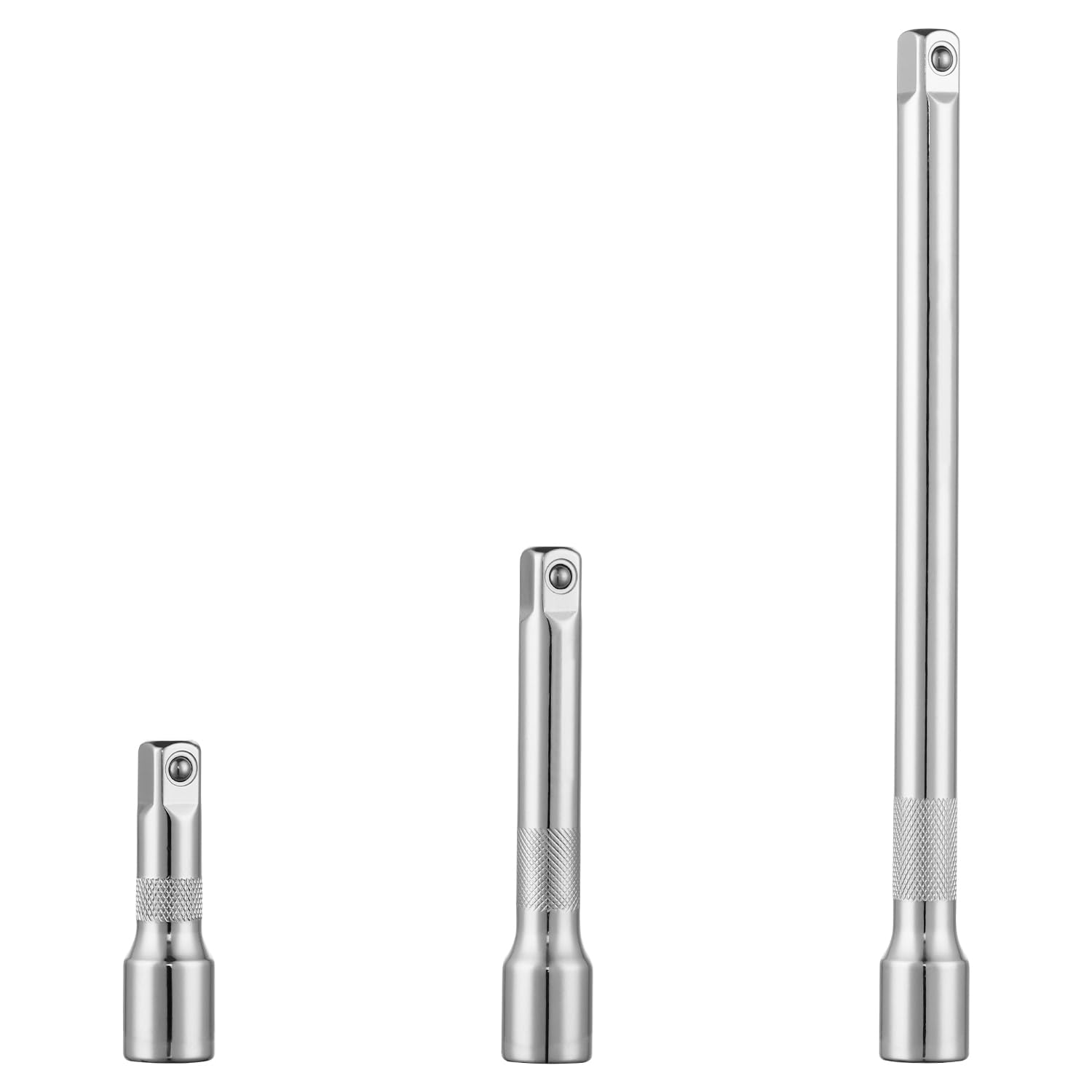 Nikcrlo Socket Extension Set - 1/2 Inch Drive Extension Set, Chrome Vanadium Steel