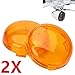 ZYTC Amber Harley Turn Signal Lens Covers Lenses Pack of 2
