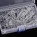 Plastic Shelf Support Pegs 8 mm/0.31 in Clear Self-Locking Cabinet Pins Bookcase Clips for Kitchen Shelves Holder 50 Pcs