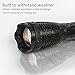 MIZOO Flashlight LED Torch Classic Ultra Bright Zoomable, Waterproof and Rechargeable Flashlight Set