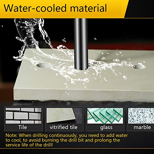 【 2019 New Design】8PC Concrete Drill Bit Set, Mgtgbao Masonry Drill Bits For Tile,Brick, Plastic and Wood,Tungsten Carbide Tip Best for Wall Mirror and Ceramic Tile on Concrete and Brick Wall (6-12mm) - Thumbnail 5