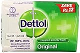 Dettol Original Soap India Large, 120 Grams, 12 Count