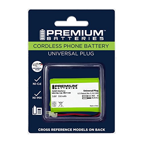 Premium Batteries Universal Cordless Phone Battery AAA3 BT-446, 89-1323-00-00, BATT-9600 and 100s More