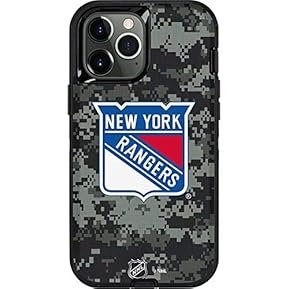 Skinit Decal Phone Skin Compatible with OtterBox Defender Case for iPhone 12 Pro Max - Officially Licensed NHL New York Rangers Camo Design