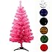 StillCool 2ft / 60cm Artificial Christmas Tree Christmas Party Home Decoration (Pink)
