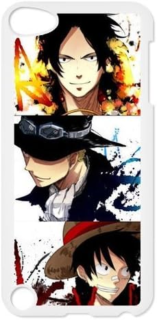 ONE PIECE Series, Black / White Design Plastic Snap On Case For ipod touch 5 Generation