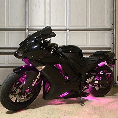 Mellbree-4pcs-40inch-Rock-Lights-Extension-Cord-4-pin-Extension-Wire-Cable-Connector-Power-Extender-Set-Compatible-for-RGB-LED-Rock-Multi-Color-Neon-Lights-Strip-for-Motorcycle-Auto-ATV-Truck-Jeep