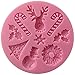Funshowcase Santas Essentials Candy Silicone Mould for Cupcake, Cake Decoration, Sugar Paste, Fondant, Butter, Resin, Polymer Clay Crafting Projects