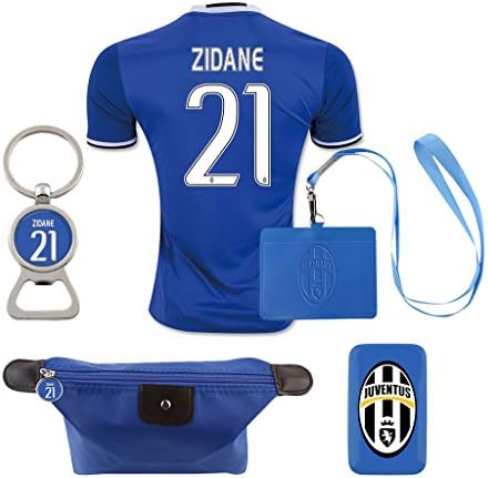 #21 Zidane (6 in 1 Combo) Juventus F.C. Away Match Adult Soccer Jersey 2016-2017