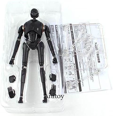 LyZim Figure Action Figure Toys K-2So PVC Action Figures Collectible Model Black Series Cool Must Haves Gift Box The Favourite Toys Toddler Superhero Children Immaginaton World
