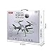 Syma X5HW (upgrade of Syma X5SW) 2.4GHz 6-Axis Gyro Wifi FPV With HD Camera RC Quadcopter Drone includes an effective altitude hold feature to flying very easy for beginers (Color:White)