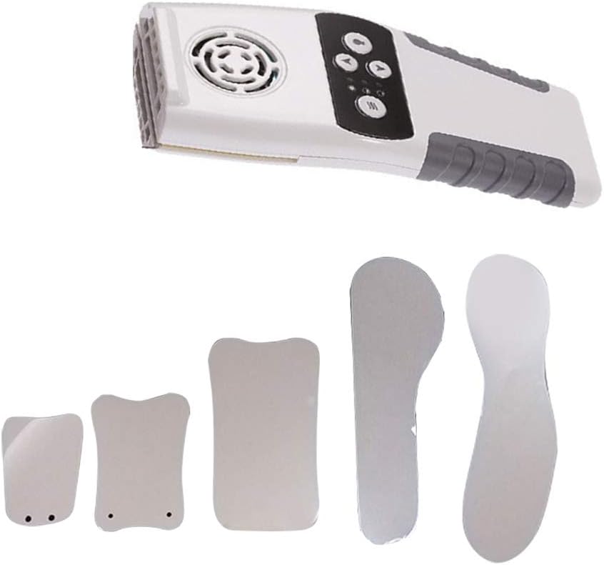 PBQWER Dental Mirrors with Light, Dental Inspection Mirror Anti-Fog Lamp Mirror, Rechargeable Intelligence Orthodontic Intra-Oral Stainless Steel Photography Mirrors Reflector,With5reflectors