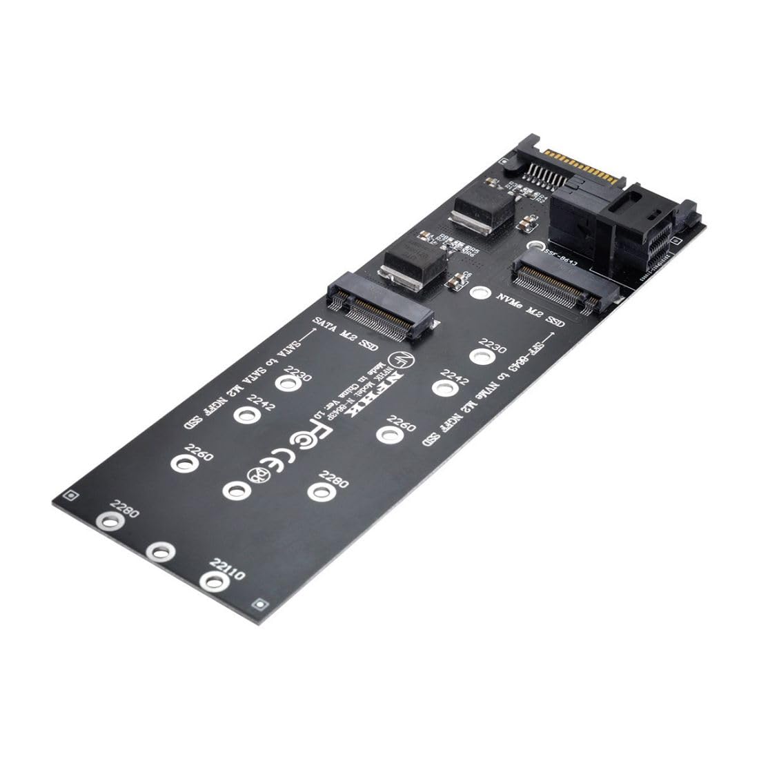 ChenYang CY 22Pin SATA Adapter SFF-8643 to M.2 U2 Kit NGFF M-Key to NVME PCIe SSD SATA SSD Adapter for Mainboard