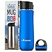 MalloMe Stainless Steel Coffee Travel Mug – 20 oz Vacuum Insulated Water Bottle Thermos Flask Cup Combo – Triple Walled Tumbler, 7 Colors, Two BPA Free Leak Proof Lids Included
