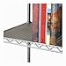 Seville Classics Heavy Duty Fitted Wire Shelf Liners Water-Resistant Protector Mat, Non-Adhesive, for Wired Shelves, Office, Kitchen, Garage (2 Pieces), Semi-Transparent Taupe, fits 30