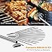 ADSDIA Kabob Skewers, 14'' Barbecue Skewers Stainless Steel Skewers Flat Metal Skewers for Grilling with Portable Storage Tube (20 PCS)