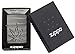 Zippo Black Ice Leaf Pocket Lighter