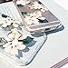 iPhone 6 Plus/6S Plus Case (5.5 inch),Blingy's Cool Transparent Floral Pattern Style Series Soft TPU Clear Case for iPhone 6 Plus/6S Plus (White Camelia)