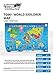 Interactive Talking World Map for Kids TG661 - Push, Learn and Discover Over 1000 Facts About Our World - Ideal Interactive Learning Toy Gift for Boys & Girls Aged 5,6,7,8,9,10 - by ThinkGizmos