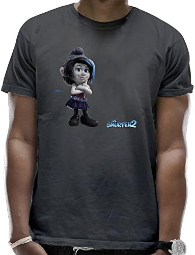 Man's Joker Shirts Smurfs Short Tee DeepHeather