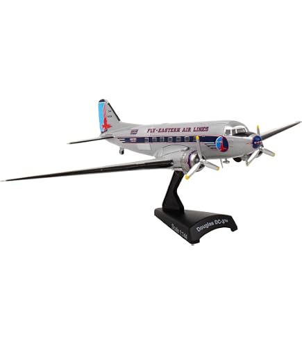 Amazon.com: Flight Miniatures Continental DC-3 1:100 Scale