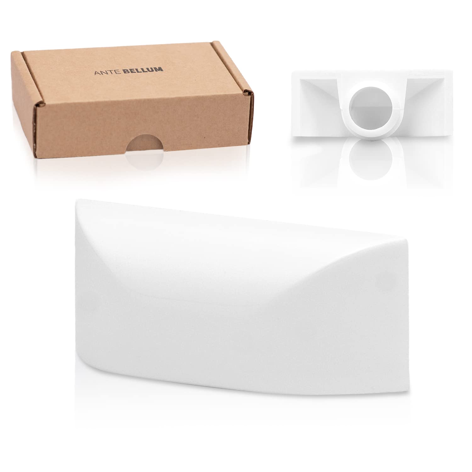 Ante Bellum Window Drainage Caps - 30mm Plastic Drain Caps for Window Frames, Moisture Wicking and Air Circulation, Reduces Condensation, Easy Push Fit (White) - Pack of 20