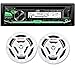 JVC KD-R97MBS Bluetooth Marine Radio and a Pair of JVC CS-DR6201MW 6.5" White Marine Coaxial Speakers primary
