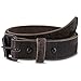 Hanks Rustic Men's Jean Belt - No Break Thick Leather Belt - USA Made - 100 Year Warranty - Glazed Chocolate Brown - Size 38