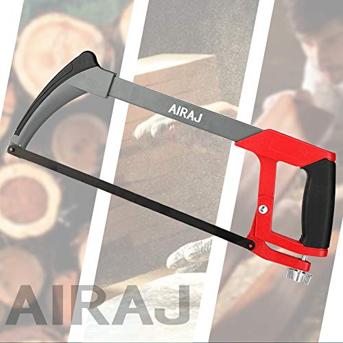 AIRAJ 12 in Hacksaw Frame with 45/90 Degree Angled Heavy Duty Hand Saw