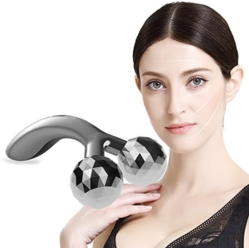 3D Roller Face Massager, ZhiQi Tra Y-Shape Face Lift Sliver Face Mask Firming Beauty Massage Body Facial Massager Spa