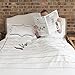 Doodle Cotton Duvet Cover to Personalise - Double-sided, with Wash-out Fabric Markers (Queen)