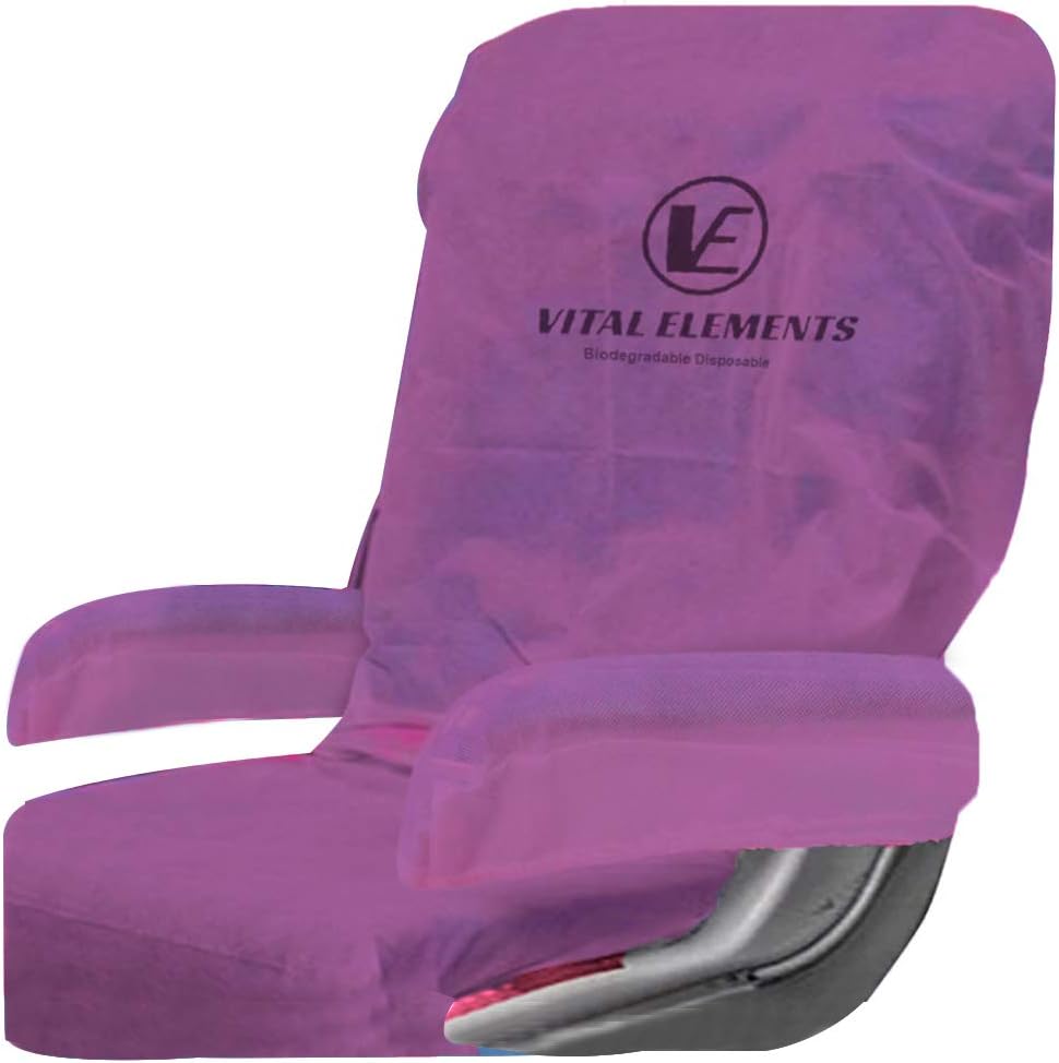 Airplane Seat Covers (with Armrest) 2 SETS Disposable