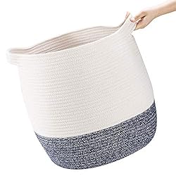 TerriTrophy 2pc Large Woven Storage Basket with