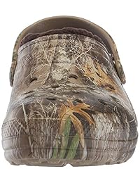 Crocs zuecos clásicos con forro de Fuzz para hombre y mujer, gran opción de zapatilla cálida y mullida para interiores o exteriores