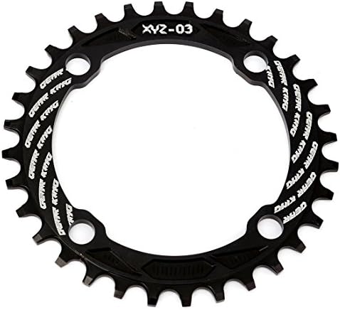 XYZ-03 Bike Chain Ring - GEAR KING XYZ-03 Single Narrow Wide Bike Chain Ring 32T Black