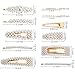 Yaomiao 9 Pieces Hair Pins Artificial Pearl Hair Clips Hair Barrettes for Women and Girls Wedding Party Supplies