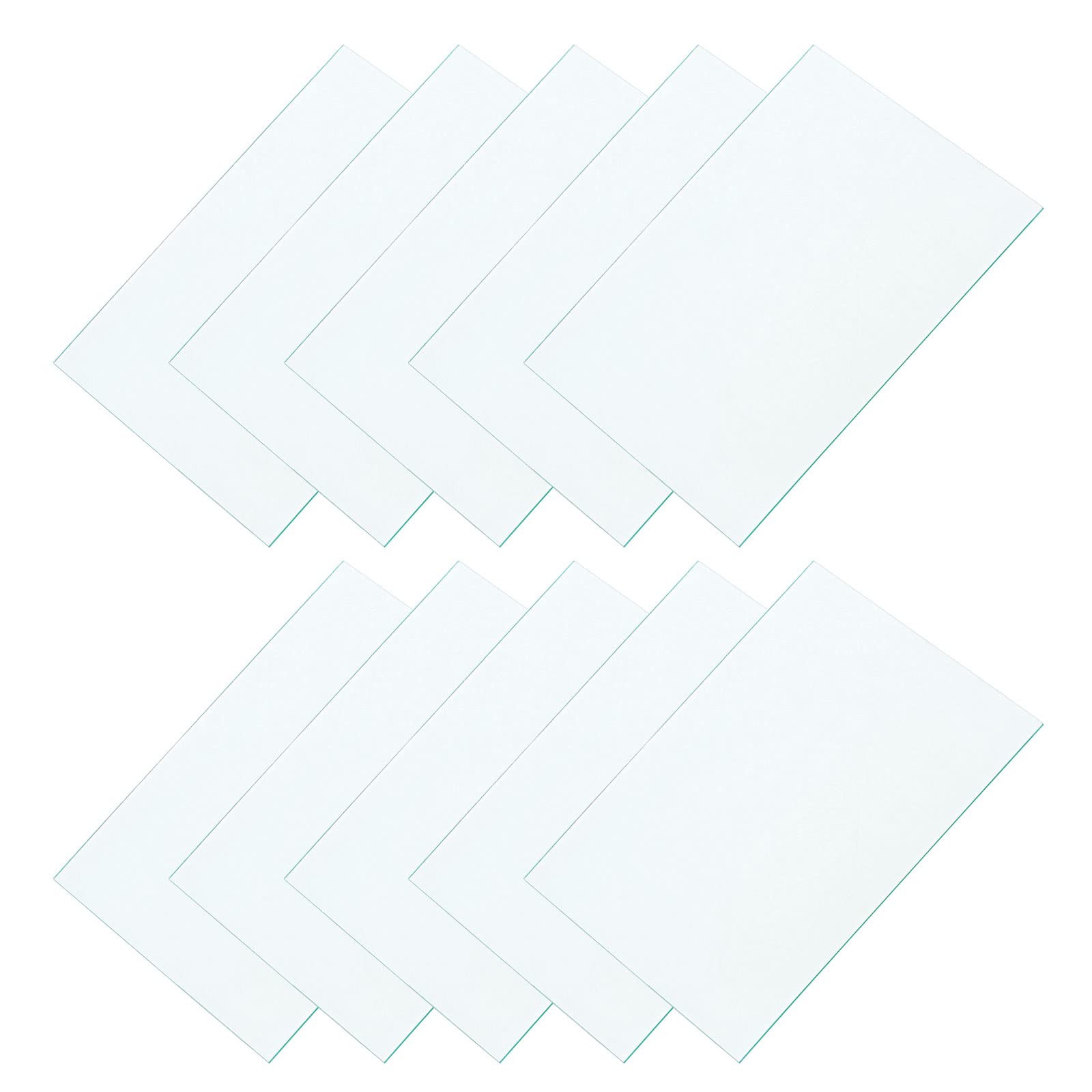 CoCud Welding Helmet Outer Cover Lens, 4.25"x3.35"x0.03" Total Size, Plastic Welding Replacement Lens Filter Covers for Darkening Welding Protective Lens Helmet Accessories, 10-Pieces