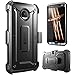 Moto Z Droid Case, Supcase Full-body Rugged Holster Case with Built-in Screen Protector (2016 Release, Not Fit Motorola Moto Z Force Droid, Moto Z Play), Unicorn Beetle PRO Series (Black /Black)
