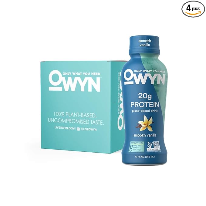 Owyn Vegan Protein Shake Smooth Vanilla12 Fl Oz Pack Of 4 100 Percent Plant Based Dairy Free Gluten Free Soy Free Tree Nut Free Egg Free #vegan #weight #loss #shakes Owyn Vegan Protein Shake Smooth Vanilla12 Fl Oz Pack Of 4 100 Percent Plant Based Dairy Free Gluten Free Soy Free Tree Nut Free Egg Free