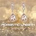 Miraculous Garden 2 Pack Gold Plated Crystal Rhinestone Teardrop Drop Dangle Earrings Bracelet Jewelry Set for Women