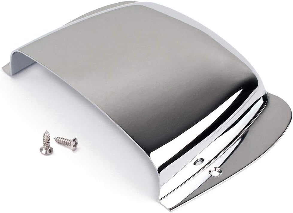 Alnicov Bass Bridge Plate Cover Set for Bass Electric Guitar - Chrome - Image 5