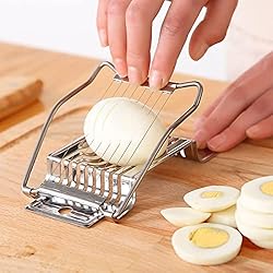 Stainless Egg Slicer for Hard Boiled Eggs,Aluminum