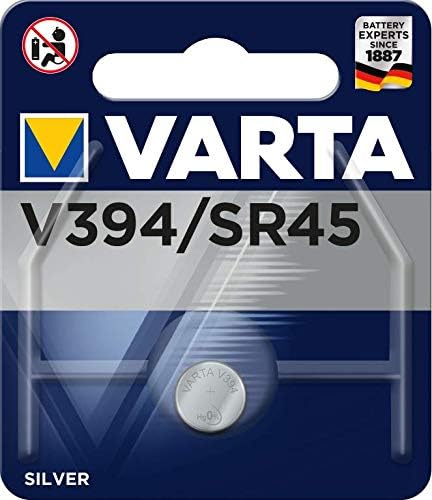 VARTA Batteries Electronics V394 button cell battery 1-pack, Button cells in original blister pack of 1, Silver, 1 Units