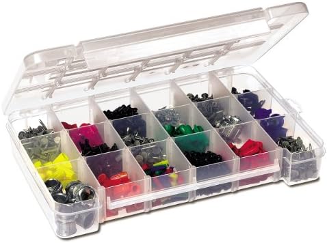 Akro-Mils 5905 Plastic Parts Storage Case For Hardware And Craft Large Clear