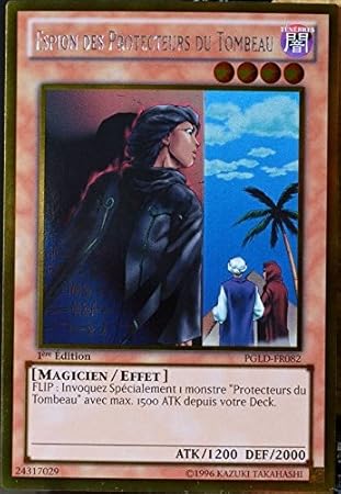 Carte Yu Gi Oh Pgld Fr082 Espion Des Protecteurs Du Tombeau Neuf Fr Amazon Fr Jeux Et Jouets